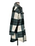 Marled by Reunited 100% Polyester Plaid Teal Coat Size S - photo 4