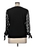 CeCe Black 3/4 Sleeve Top Size XL - photo 2