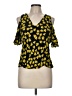 Derek Lam Yellow Short Sleeve Blouse Size EU (IT) 44 / US 8 - photo 1