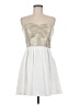 Jodi Kristopher Ivory Cocktail Dress Size 9 - photo 1