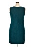 Unbranded Solid Teal Casual Dress Size 14 - photo 2
