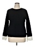 Carolina Belle 100% Cotton Black Sweatshirt Size 1X - photo 1