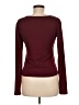 Justify Burgundy Long Sleeve Top Size M - photo 2