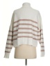 MNG Stripes Ivory Pullover Sweater Size XS - photo 2