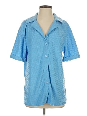 7 For All Mankind Short Sleeve Blouse (view 1)
