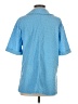 7 For All Mankind 100% Polyester Blue Short Sleeve Blouse Size XS - photo 2