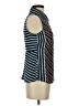 CAbi 100% Polyester Floral Stripes Blue Sleeveless Blouse Size XXS - photo 4