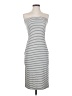 RVCA Stripes Gray Casual Dress Size XS - photo 1