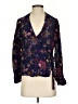Floreat 100% Rayon Purple 3/4 Sleeve Blouse Size S - photo 1