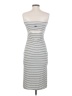 RVCA Stripes Gray Casual Dress Size XS - photo 2