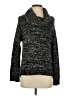 Ella Moss Tweed Black Turtleneck Sweater Size XS - photo 1
