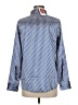 Rouge 100% Polyester Polka Dots Blue Long Sleeve Blouse Size M - photo 2
