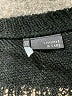 Sparkle & Fade Metallic Black Pullover Sweater Size M - photo 7