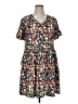 Assorted Brands Floral Black Casual Dress Size XL - photo 1