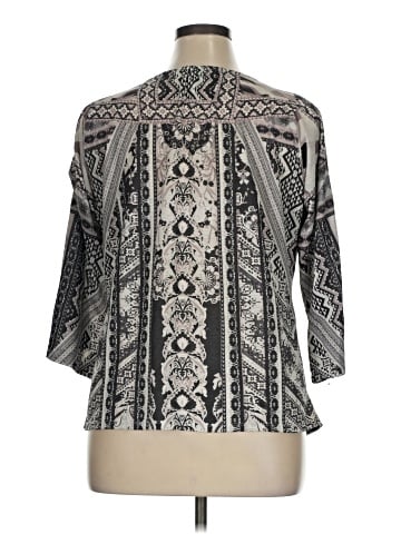 One World 3/4 Sleeve Blouse (view 2)