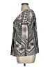 One World Gray 3/4 Sleeve Blouse Size XL - photo 5