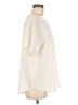 Ann Taylor 100% Polyester Ivory Short Sleeve Blouse Size M - photo 4
