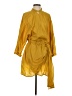 SECULAR 100% Cotton Yellow Casual Dress Size XS - photo 1