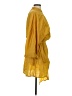 SECULAR 100% Cotton Yellow Casual Dress Size XS - photo 4