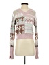 Unbranded Print Pink Pullover Sweater Size S (estimated) - photo 1