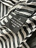 Iz Byer 100% Polyester Stripes Silver Long Sleeve Blouse Size L - photo 8