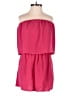 Bebop 100% Polyester Solid Pink Romper Size S - photo 1