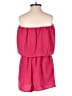Bebop 100% Polyester Solid Pink Romper Size S - photo 2