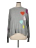 Crown & Ivy Hearts Gray Pullover Sweater Size XL - photo 1