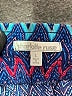 Charlotte Russe 100% Rayon Chevron-herringbone Blue Shorts Size L - photo 3