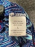 Charlotte Russe 100% Rayon Chevron-herringbone Blue Shorts Size L - photo 4