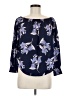 Express Outlet 100% Polyester Blue 3/4 Sleeve Blouse Size M - photo 1