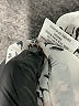 Bar III 100% Polyester Floral Ivory Long Sleeve Blouse Size L - photo 8