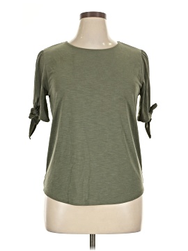 Green Envelope Short Sleeve Top