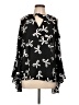 Belle+Sky 100% Polyester Black Sleeveless Blouse Size L - photo 1