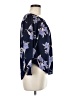 Express Outlet 100% Polyester Blue 3/4 Sleeve Blouse Size M - photo 4