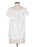Accent Ivory Short Sleeve Blouse Size S/M - photo 2