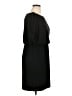 En Focus Studio Solid Black Casual Dress Size 14 - photo 4