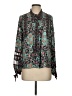 Anna Sui Paisley Teal Long Sleeve Blouse Size 0 - photo 1