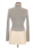 Mono b Gray Long Sleeve Top Size M - photo 1