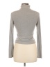 Mono b Gray Long Sleeve Top Size M - photo 2