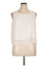 Bisou Bisou 100% Polyester Ivory Sleeveless Blouse Size XL - photo 1