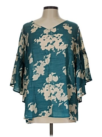 New Directions 3/4 Sleeve Blouse (view 1)