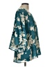 New Directions Teal 3/4 Sleeve Blouse Size L - photo 4