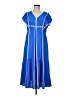 Assorted Brands 100% Polyester Blue Casual Dress Size M - photo 1