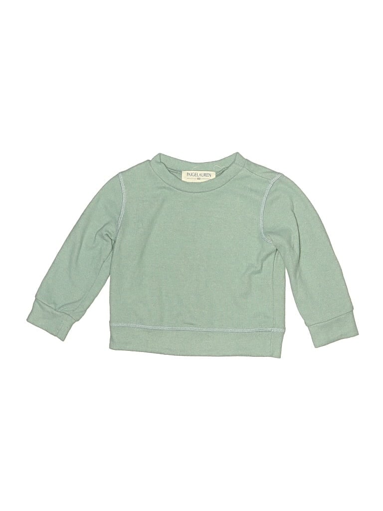 Pre-owned Pagelaurenbaby Baby Kids' Sweatshirt In Green