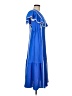 Assorted Brands 100% Polyester Blue Casual Dress Size M - photo 4