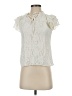 1.State Ivory Short Sleeve Blouse Size XS - photo 1