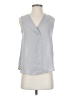 Creative Commune 100% Polyester Gray Sleeveless Blouse Size S - photo 1