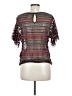 Maeve 100% Nylon Silver Short Sleeve Top Size M - photo 2