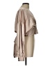 Glam Metallic Tan Long Sleeve Blouse Size L - photo 4